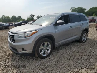 2015 Toyota Highlander Limited with VIN 5TDDCRFHXFS011345, listed as a Copart auction lot 60557825 with 94,290 mi miles and Salvage title. Bid and sale history available at DreamBid. Image 1.