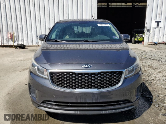 2017 Kia Sedona LX with VIN KNDMB5C17H6328134, listed as a Copart auction lot 49060775 with 145,592 mi miles and Salvage Title. Bid and sale history available at DreamBid. Image 5.