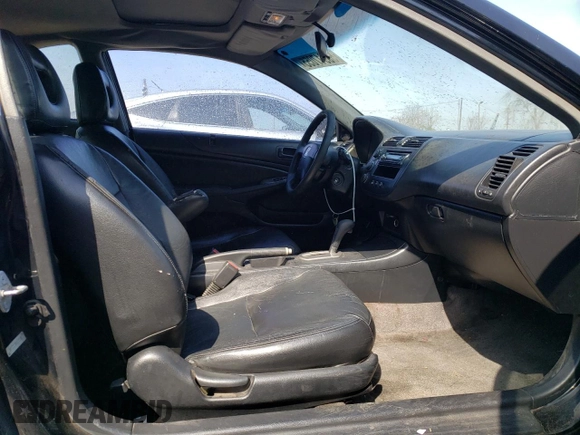 2002 Honda Civic EX with VIN 1HGEM22932L098882, listed as a Copart auction lot 53917055 with 194,523 mi miles and Clean Title. Bid and sale history available at carsss.com. Image 10.