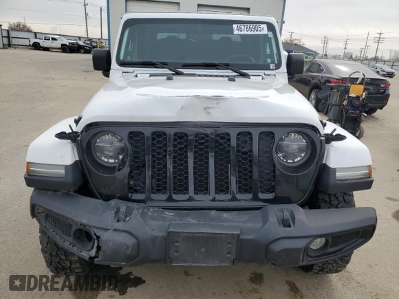 2022 Jeep Gladiator Willys Sport z VIN 1C6HJTAG8NL174800, wystawiony jako Copart lot #46786905 z przebiegiem 28 527 mil mil oraz Szkoda całkowita • Salvage title. Historia ofert i sprzedaży dostępna na DreamBid. Obrazek 5.