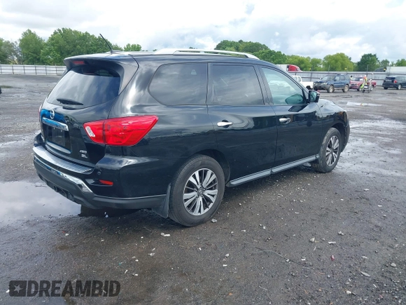 2017 Nissan Pathfinder SV z VIN 5N1DR2MM3HC611338, wystawiony jako IAAI lot #42194564 z przebiegiem 105 158 mil mil oraz . Historia ofert i sprzedaży dostępna na DreamBid. Obrazek 4.