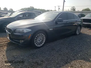 2013 BMW 5 Series 535i xDrive with VIN WBAFU7C53DDU69187, listed as a Copart auction lot 60550265 with 136,399 mi miles and Salvage title. Bid and sale history available at DreamBid. Image 1.