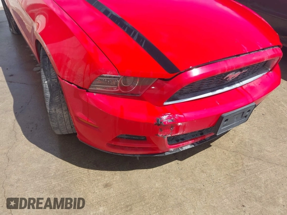 2014 Ford Mustang V6 with VIN 1ZVBP8AM1E5201949, listed as a IAAI auction lot 42505831 with 150,236 mi miles and . Bid and sale history available at DreamBid. Image 6.