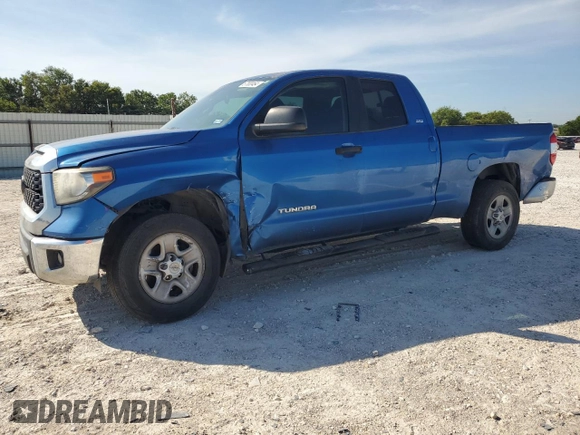 2018 Toyota Tundra 2WD SR with VIN 5TFRM5F13JX130596, listed as a Copart auction lot 67800464 with 186,461 mi miles and Salvage Title. Bid and sale history available at carsss.com. Image 1.