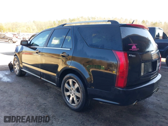 2008 Cadillac SRX AWD with VIN 1GYEE437080212779, listed as a IAAI auction lot 41703254 with 182,914 mi miles. Bid and sale history available at carsss.com. Image 3.