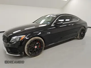 2018 Mercedes-Benz C C 300 with VIN WDDWJ4JB9JF650481, listed as a Copart auction lot 45507435 with 93,543 mi miles and Clean Title. Bid and sale history available at carsss.com. Image 1.