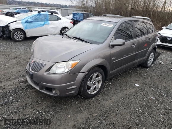 2005 Pontiac Vibe with VIN 5Y2SM66885Z447837, listed as a Copart auction lot 45641905 with Not provided miles and Salvage title. Bid and sale history available at DreamBid. Image 1.
