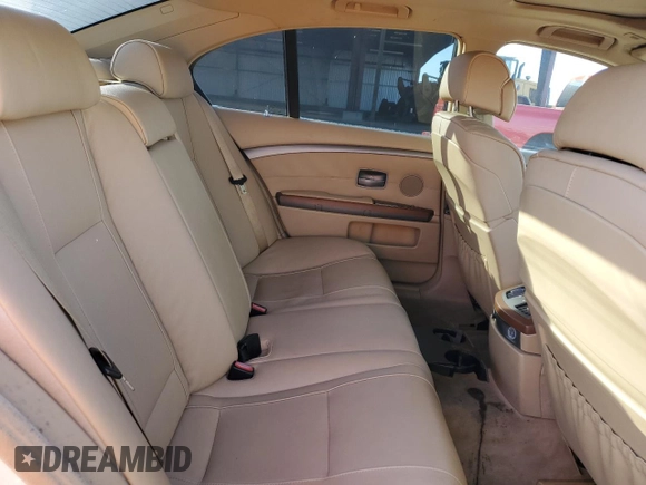 2008 BMW 7 Series 750i with VIN WBAHL835X8DT12389, listed as a Copart auction lot 80908054 with Not Provided miles and Salvage Title. Bid and sale history available at DreamBid. Image 10.