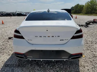 2023 Genesis G70 3.3T with VIN KMTG54TE7PU117917, listed as a Copart auction lot 73748604 with 33,688 mi miles and Clean Title. Bid and sale history available at DreamBid. Image 6.