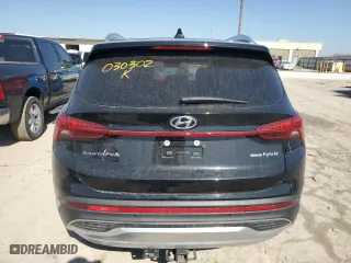 2022 Hyundai Santa Fe Hybrid SEL Premium with VIN KM8S3DA17NU030302, listed as a Copart auction lot 44356684 with 28,487 mi miles. Bid and sale history available at carsss.com. Image 6.