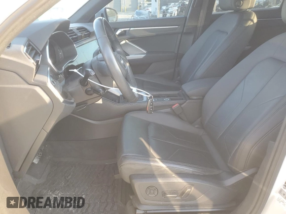 2020 Audi Q3 S line Prestige with VIN WA1FECF39L1008492, listed as a Copart auction lot 68421773 with 58,405 mi miles and Salvage Title. Bid and sale history available at carsss.com. Image 7.