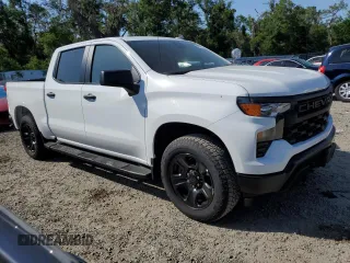2024 Chevrolet Silverado 1500 with VIN 3GCUD4ED8RG351840, listed as a Copart auction lot 52728215 with Not Provided miles and Salvage Title. Bid and sale history available at DreamBid. Image 4.