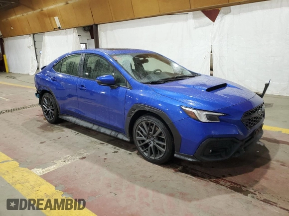 2022 Subaru WRX GT with VIN JF1VBAU68N8024310, listed as a Copart auction lot 52192135 with 45,240 mi miles and Salvage title. Bid and sale history available at DreamBid. Image 4.