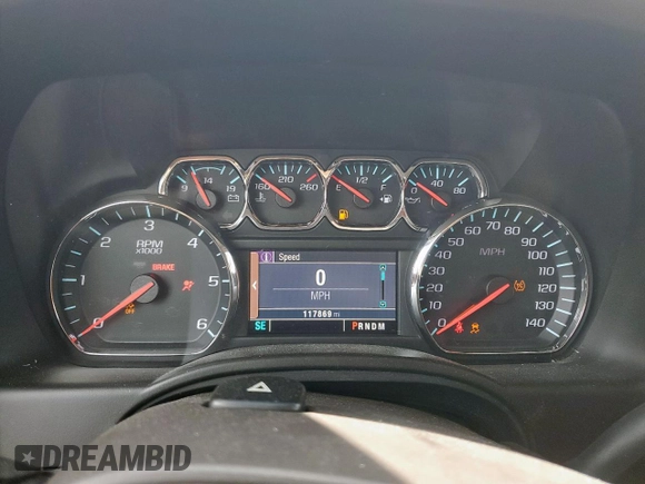 2015 Chevrolet Tahoe LT with VIN 1GNSCBKC1FR136202, listed as a Copart auction lot 62408595 with 117,869 mi miles and Salvage title. Bid and sale history available at DreamBid. Image 9.