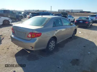 2009 Toyota Corolla with VIN 2T1BU40E59C163293, listed as a IAAI auction lot 41824986 with 123,954 mi miles. Bid and sale history available at carsss.com. Image 4.