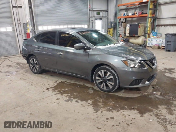 2019 Nissan Sentra SV with VIN 3N1AB7AP8KY302991, listed as a IAAI auction lot 41610302 with 134,827 mi miles and . Bid and sale history available at DreamBid. Image 1.