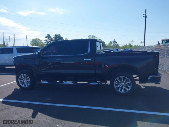 2019 Chevrolet Silverado 1500 LTZ with VIN 1GCPWEED7KZ137344, listed as a IAAI auction lot 42022949 with 55,947 mi miles. Bid and sale history available at carsss.com. Image 14.