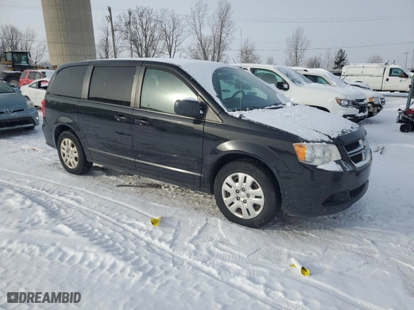 2016 Dodge Grand Caravan American Value Pkg with VIN 2C4RDGBG2GR356819, listed as a Copart auction lot 45882435 with 118,509 mi miles and Salvage Title. Bid and sale history available at carsss.com. Image 4.