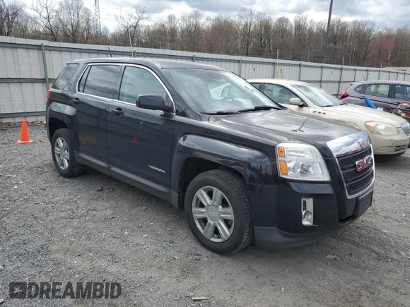 2014 GMC Terrain SLE with VIN 2GKALMEK1E6243896, listed as a Copart auction lot 51001095 with 150,381 mi miles and Salvage Title. Bid and sale history available at carsss.com. Image 4.