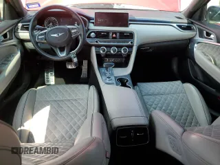 2022 Genesis G70 3.3T z VIN KMTG54TE2NU100889, wystawiony jako Copart lot #55805165 z przebiegiem 30 770 mil mil oraz Szkoda całkowita • Salvage title. Historia ofert i sprzedaży dostępna na DreamBid. Obrazek 8.