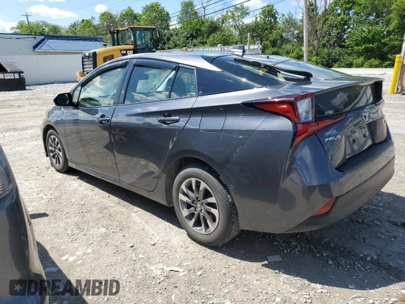 2022 Toyota Prius L Eco with VIN JTDKAMFU3N3155879, listed as a Copart auction lot 57252135 with 45,370 mi miles and Salvage title. Bid and sale history available at DreamBid. Image 2.