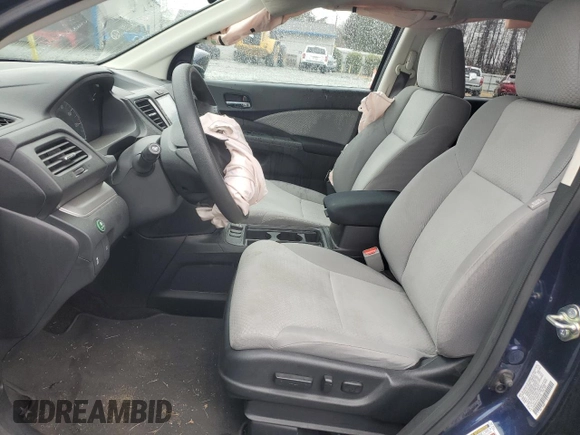 2016 Honda CR-V EX with VIN 2HKRM4H57GH721142, listed as a Copart auction lot 45042265 with Not Provided miles and Salvage Title. Bid and sale history available at DreamBid. Image 7.