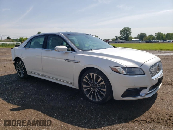 2017 Lincoln Continental Select with VIN 1LN6L9TK8H5602156, listed as a Copart auction lot 61907695 with 112,382 mi miles and Salvage title. Bid and sale history available at DreamBid. Image 4.
