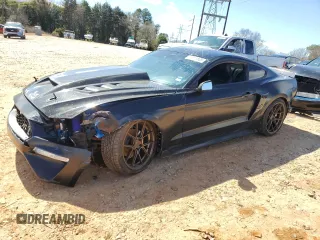 2021 Ford Mustang EcoBoost with VIN 1FA6P8TH4M5148947, listed as a Copart auction lot 48111835 with 44,812 mi miles and Salvage Title. Bid and sale history available at carsss.com. Image 1.