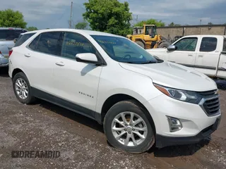 2019 Chevrolet Equinox LT z VIN 2GNAXUEV0K6263781, wystawiony jako IAAI lot #42470839 z przebiegiem 78 355 mil mil oraz . Historia ofert i sprzedaży dostępna na DreamBid. Obrazek 1.