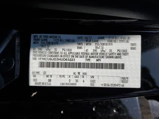 2017 Ford Escape Titanium with VIN 1FMCU9JD3HUD63223, listed as a Copart auction lot 53370004 with 128,666 mi miles and Non Repairable. Bid and sale history available at carsss.com. Image 13.
