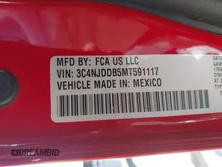 2021 Jeep Compass Trailhawk с VIN 3C4NJDDB5MT591117, выставлен на аукционе IAAI как лот 41965127 с пробегом Не указан миль и . История ставок и продаж доступна на DreamBid. Изображение 9.