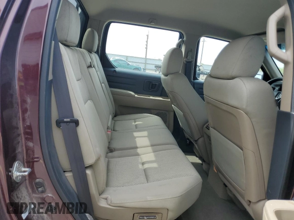 2011 Honda Ridgeline RT with VIN 5FPYK1F22BB009144, listed as a Copart auction lot 53429645 with 133,075 mi miles and Salvage Title. Bid and sale history available at carsss.com. Image 10.