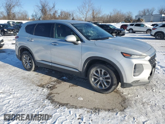 2019 Hyundai Santa Fe SE z VIN 5NMS23AD8KH117866, wystawiony jako Copart lot #45498615 z przebiegiem 70 030 mil mil oraz Szkoda całkowita • Salvage title. Historia ofert i sprzedaży dostępna na DreamBid. Obrazek 4.