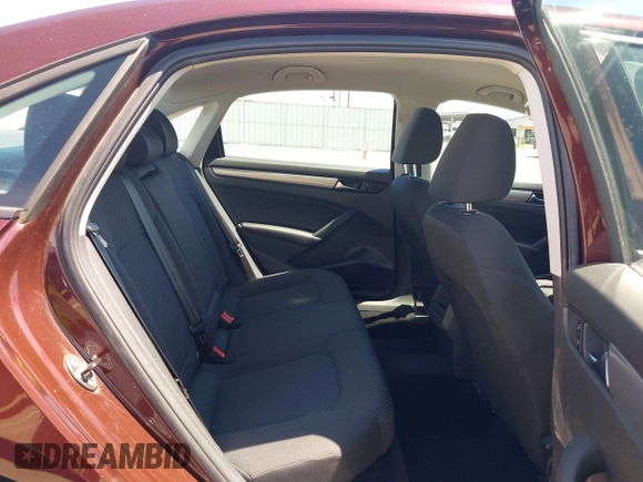2013 Volkswagen Passat S with VIN 1VWAP7A31DC029851, listed as a IAAI auction lot 42191963 with 24,862 mi miles and . Bid and sale history available at DreamBid. Image 8.