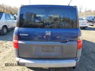 2003 Honda Element EX with VIN 5J6YH28503L017370, listed as a Copart auction lot 80357864 with 239,937 mi miles and Clean title. Bid and sale history available at DreamBid. Image 6.