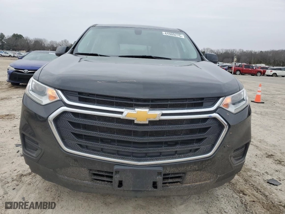 2021 Chevrolet Traverse LS with VIN 1GNERFKWXMJ160216, listed as a Copart auction lot 44909275 with 114,667 mi miles and Salvage Title. Bid and sale history available at carsss.com. Image 5.