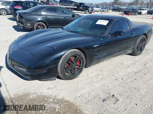 2002 Chevrolet Corvette Z06 with VIN 1G1YY12S225131395, listed as a IAAI auction lot 41440192 with 100,557 mi miles. Bid and sale history available at carsss.com. Image 18.