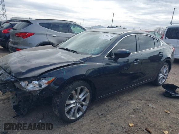 2016 Mazda Mazda6 i Touring with VIN JM1GJ1V51G1470967, listed as a IAAI auction lot 41833308 with 46,271 mi miles. Bid and sale history available at carsss.com. Image 14.