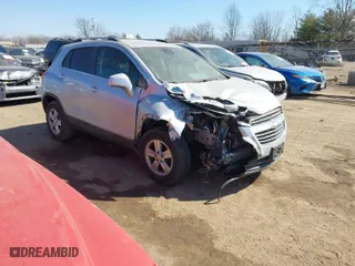 2015 Chevrolet Trax LT with VIN KL7CJRSB3FB130586, listed as a IAAI auction lot 41757836 with 66,473 mi miles. Bid and sale history available at carsss.com. Image 1.