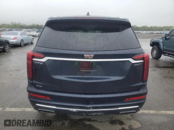 2021 Cadillac XT6 AWD Luxury with VIN 1GYKPBR4XMZ215970, listed as a Copart auction lot 56762225 with 47,800 mi miles and Salvage title. Bid and sale history available at DreamBid. Image 6.
