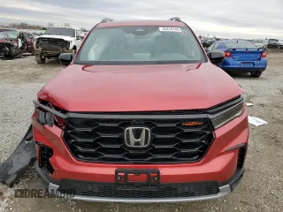 2025 Honda Pilot TrailSport with VIN 5FNYG1H63SB094649, listed as a Copart auction lot 43418145 with 554 mi miles and Salvage Title. Bid and sale history available at carsss.com. Image 5.