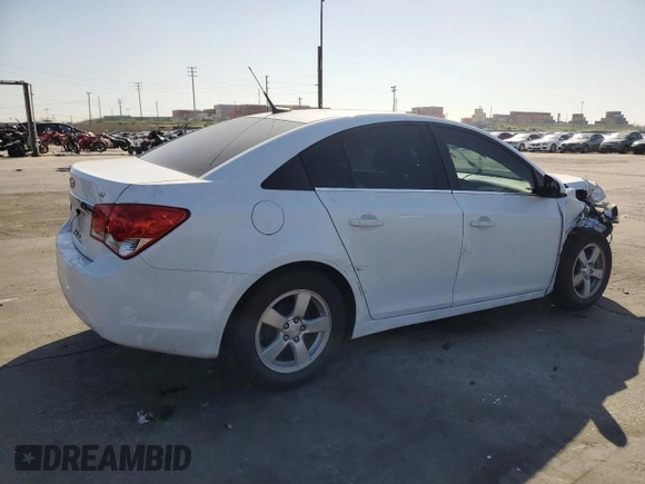 2013 Chevrolet Cruze 1LT with VIN 1G1PC5SB9D7301650, listed as a Copart auction lot 48555875 with 83,054 mi miles and Salvage Title. Bid and sale history available at DreamBid. Image 3.