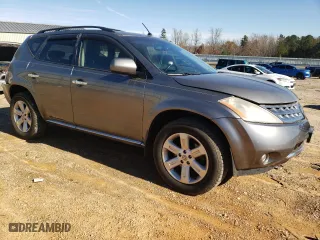 2007 Nissan Murano S with VIN JN8AZ08W77W668053, listed as a Copart auction lot 80187674 with 166,581 mi miles and Salvage Title. Bid and sale history available at carsss.com. Image 4.
