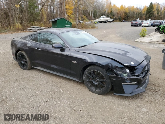 2022 Ford Mustang GT с VIN 1FA6P8CF0N5118652, выставлен на аукционе Copart как лот 75289414 с пробегом 38 077 миль миль и Списание • Salvage title. История ставок и продаж доступна на DreamBid. Изображение 4.