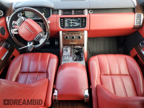 2015 Land Rover Range Rover Autobiography z VIN SALGV2TFXFA234167, wystawiony jako Copart lot #83115734 z przebiegiem 78 052 mil mil oraz Szkoda całkowita • Salvage title. Historia ofert i sprzedaży dostępna na DreamBid. Obrazek 8.