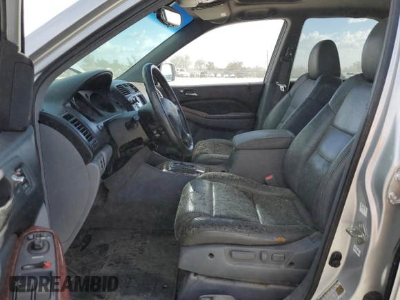 2005 Acura MDX Touring with VIN 2HNYD18855H504709, listed as a Copart auction lot 76886664 with 0 mi miles and Non Repairable. Bid and sale history available at carsss.com. Image 7.