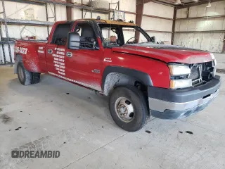 2006 Chevrolet Silverado 3500 DRW LT1 with VIN 1GCJK33D86F158140, listed as a Copart auction lot 66349884 with 0 mi miles and Salvage Title. Bid and sale history available at carsss.com. Image 4.