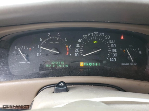 2003 Buick Park Avenue with VIN 1G4CW54K734131472, listed as a Copart auction lot 73484654 with 204,163 mi miles and Salvage Title. Bid and sale history available at carsss.com. Image 9.