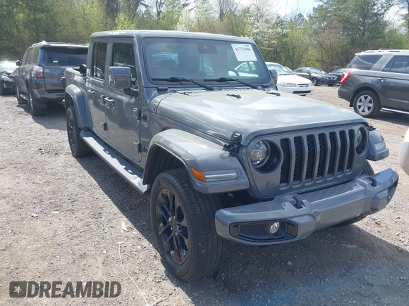 2022 Jeep Gladiator High Altitude with VIN 1C6HJTFG5NL114661, listed as a IAAI auction lot 41771986 with 42,696 mi miles and . Bid and sale history available at DreamBid. Image 1.