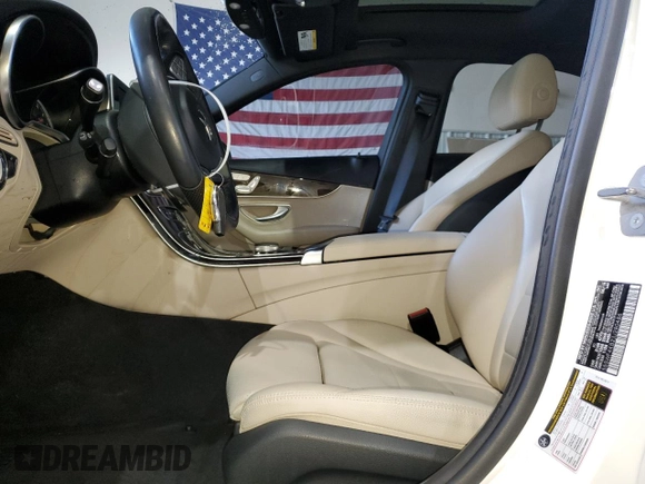 2018 Mercedes-Benz C 300 with VIN 55SWF4KB2JU280486, listed as a Copart auction lot 46850755 with 73,452 mi miles and Salvage title. Bid and sale history available at DreamBid. Image 7.